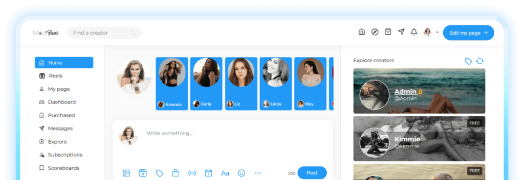 Fansly clone script