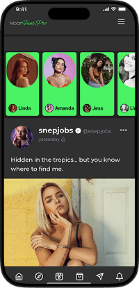 Fanvue clone user app creator feed screen