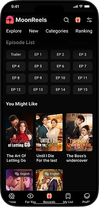 ReelShort clone user app episode selection screen
