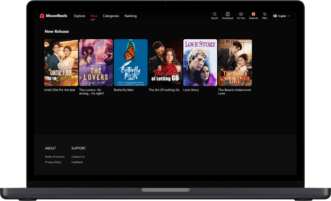 ReelShort clone web new releases screen showcasing the latest short drama series available for streaming