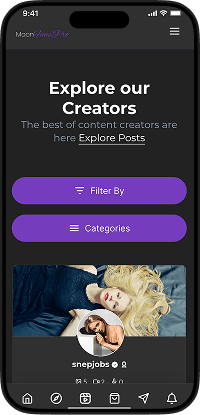 FansCentro Clone User exploring creator profiles and discovering exclusive content