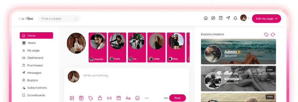 LoyalFans clone script