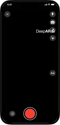 RedNote clone camera effects screen