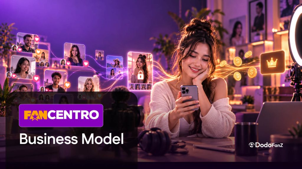 Fancentro Business Model - How the Platform Works